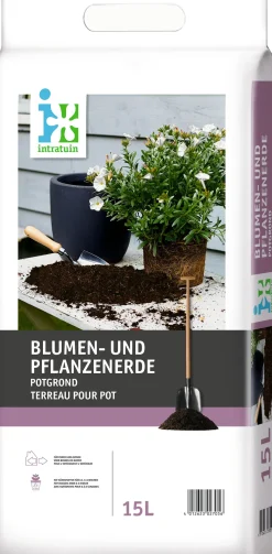 New Blumen- und Pflanzenerde 15 l Pflanzerde & Substrat|Gartenerde