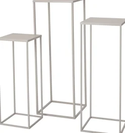 Discount Blumenständer Guido weiß 19 x 19 x 50 cm Pflanztische & -Regale