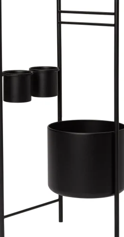 Online Blumenständer Nena schwarz D 28 H 85 cm Pflanztische & -Regale|Blumentöpfe