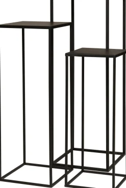 Online Blumenständer Teun schwarz 25 x 25 x 70 cm Beistelltische|Beistelltische