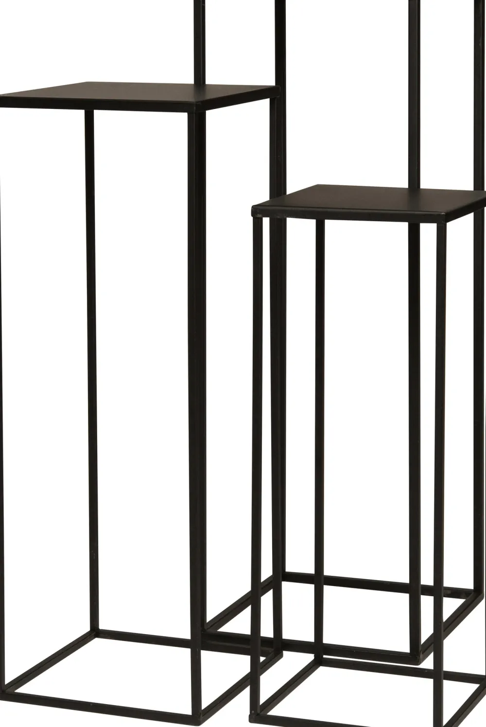 Best Blumenständer Teun schwarz 19 x 19 x 50 cm Beistelltische|Beistelltische