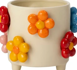 Best Blumentopf auf Füßen Teddie beige D 13,5 H 11 cm Blumentöpfe & Pflanzgefäße|Blumentöpfe