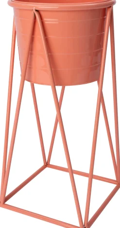 Outlet Blumentopf auf Beinen Mavi orange 23 x 23 x 47 cm Blumentöpfe & Pflanzgefäße