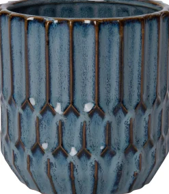 New Blumentopf Bibi blau D 18 H 17 cm Blumentöpfe|Blumentöpfe & Pflanzgefäße