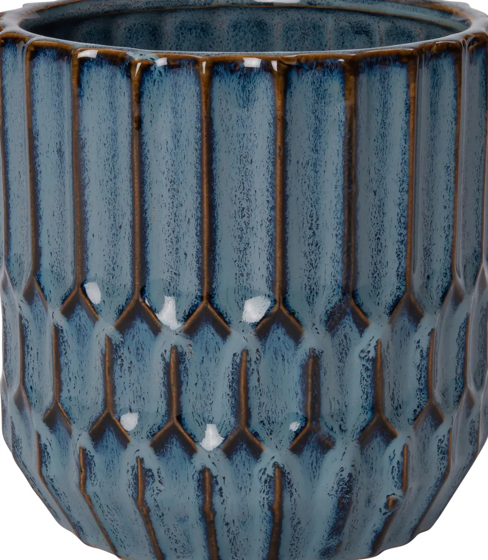 Online Blumentopf Bibi blau D 13 H 12 cm Blumentöpfe|Blumentöpfe & Pflanzgefäße