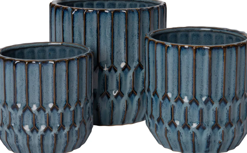 Online Blumentopf Bibi blau D 13 H 12 cm Blumentöpfe|Blumentöpfe & Pflanzgefäße