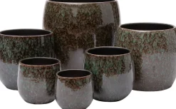 Clearance Blumentopf Braz grün D 21 H 21 cm Blumentöpfe & Pflanzgefäße|Blumentöpfe