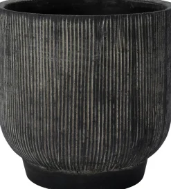 Blumentopf Cort schwarz D 15 H 15 cm Blumentöpfe & Pflanzgefäße|Blumentöpfe