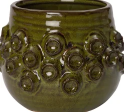 Discount Blumentopf Dante grün D 17,5 H 13,5 cm Blumentöpfe & Pflanzgefäße|Blumentöpfe