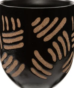 Outlet Blumentopf Dio D 7,5 cm H 7,5 cm schwarz Blumentöpfe & Pflanzgefäße|Blumentöpfe