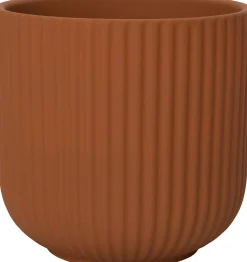 Discount Blumentopf Elle orange D 17 H 16,5 cm Blumentöpfe|Blumentöpfe & Pflanzgefäße