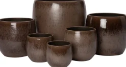 Sale Blumentopf Feda braun D 16 H 16 cm Blumentöpfe & Pflanzgefäße|Blumentöpfe