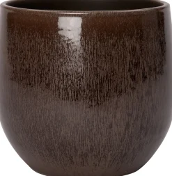 Sale Blumentopf Feda braun D 28 H 28 cm Blumentöpfe|Blumentöpfe & Pflanzgefäße