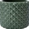 Discount Blumentopf Floris grün D 16 H 14 cm Blumentöpfe & Pflanzgefäße|Blumentöpfe