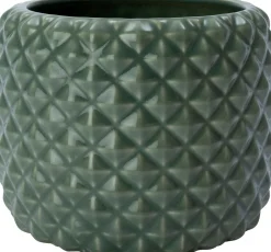 Discount Blumentopf Floris grün D 16 H 14 cm Blumentöpfe & Pflanzgefäße|Blumentöpfe