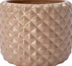 Outlet Blumentopf Floris taupe D 24 H 22 cm Blumentöpfe & Pflanzgefäße|Blumentöpfe