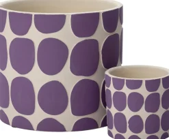 Outlet Blumentopf Idar lila D 7 H 6,5 cm Blumentöpfe & Pflanzgefäße|Blumentöpfe