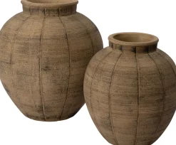 Discount Blumentopf Julia braun D 25,5 H 28,5 cm Blumentöpfe|Blumentöpfe & Pflanzgefäße