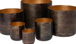 New Blumentopf Juna kupfer / blau D 28 H 25 cm Blumentöpfe|Blumentöpfe & Pflanzgefäße