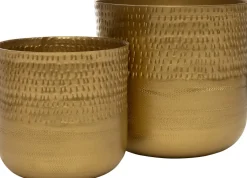 Blumentopf Kate D 20 cm H 17 cm gold Blumentöpfe & Pflanzgefäße|Blumentöpfe