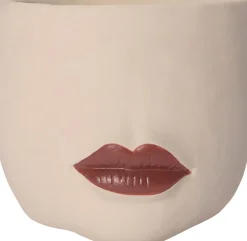 Discount Blumentopf Keet creme D 12,5 H 11 cm Blumentöpfe|Blumentöpfe & Pflanzgefäße