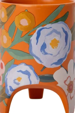 Blumentopf Kiek mit Füßen multi D 13,3 H 18,2 cm Blumentöpfe|Blumentöpfe & Pflanzgefäße