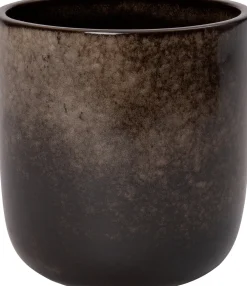 New Blumentopf Leonie braun D 13 H 16 cm Blumentöpfe|Blumentöpfe & Pflanzgefäße