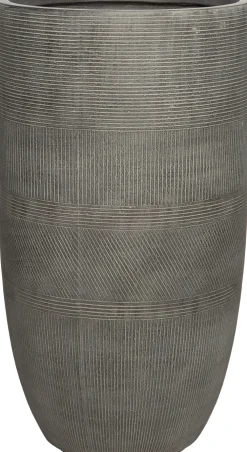 New Blumentopf Lijnen D 43 cm H 78 cm grau Blumentöpfe|Blumentöpfe & Pflanzgefäße