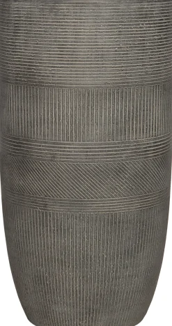 Sale Blumentopf Lijnen D 34 cm H 63 cm grau Blumentöpfe|Blumentöpfe & Pflanzgefäße