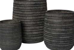 Blumentopf Lyn braun D 33 H 39 cm Blumentöpfe|Blumentöpfe & Pflanzgefäße