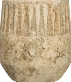 Outlet Blumentopf Mans D 22 cm H 23 cm beige Blumentöpfe|Blumentöpfe & Pflanzgefäße