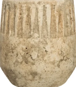 New Blumentopf Mans D 18 cm H 17 cm beige Blumentöpfe|Blumentöpfe & Pflanzgefäße