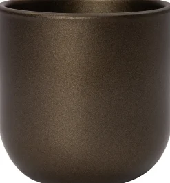 Outlet Blumentopf Marlon gold D 19 H 17 cm Blumentöpfe|Blumentöpfe & Pflanzgefäße