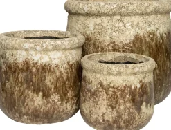 Best Blumentopf Mela D 15,5 cm H 14 cm braun Blumentöpfe|Blumentöpfe & Pflanzgefäße