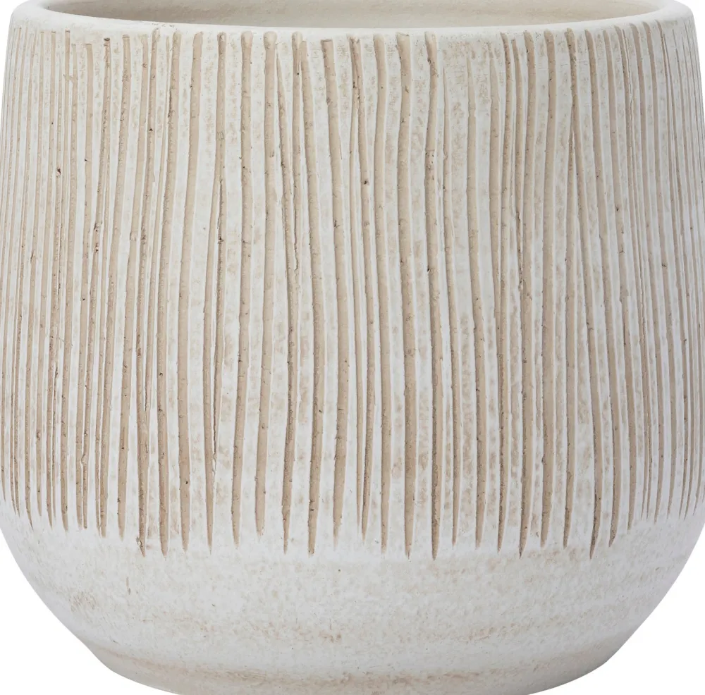 Discount Blumentopf Melle creme D 29 H 26 cm Blumentöpfe & Pflanzgefäße|Blumentöpfe