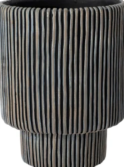 Best Blumentopf Milan schwarz D 17 H 22 cm Blumentöpfe & Pflanzgefäße|Blumentöpfe