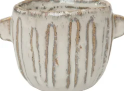 Online Blumentopf mit Henkeln 11 x 8,5 x 7 cm creme Blumentöpfe|Blumentöpfe & Pflanzgefäße