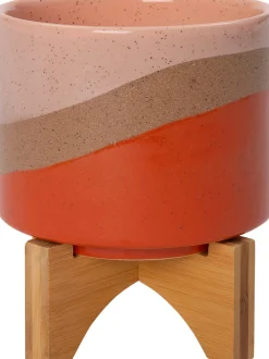 Outlet Blumentopf mit Füßen Bo roze D 13 H 15,5 cm Blumentöpfe|Blumentöpfe & Pflanzgefäße