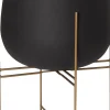 Clearance Blumentopf mit Ständer Elif schwarz D 50 H 85 cm Blumentöpfe|Blumentöpfe & Pflanzgefäße