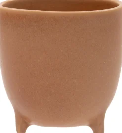 Hot Blumentopf mit Füßen Sonja D 15,5 cm H 15,5 cm braun Blumentöpfe|Blumentöpfe & Pflanzgefäße