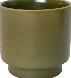Discount Blumentopf mit Fuß Tilda grün D 16 H 17 cm Blumentöpfe|Blumentöpfe & Pflanzgefäße
