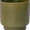 Blumentopf mit Fuß Tilda grün D 11 H 11 cm Blumentöpfe|Blumentöpfe & Pflanzgefäße