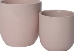 Discount Blumentopf Ravel rosa D 13 H 13 cm Blumentöpfe|Blumentöpfe & Pflanzgefäße