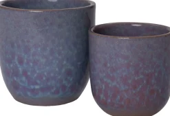 Blumentopf Ravel blau D 10 H 10 cm Blumentöpfe|Blumentöpfe & Pflanzgefäße