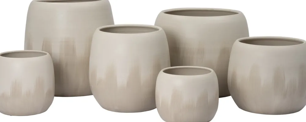 Blumentopf Sabina creme D 30 H 23 cm Blumentöpfe & Pflanzgefäße|Blumentöpfe