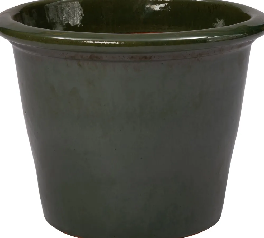 Blumentopf Saxon grün D 35 H 27 cm Blumentöpfe|Blumentöpfe & Pflanzgefäße