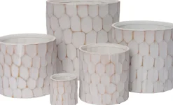 Clearance Blumentopf Shiro weiß D 16,5 H 14,5 cm Blumentöpfe|Blumentöpfe & Pflanzgefäße