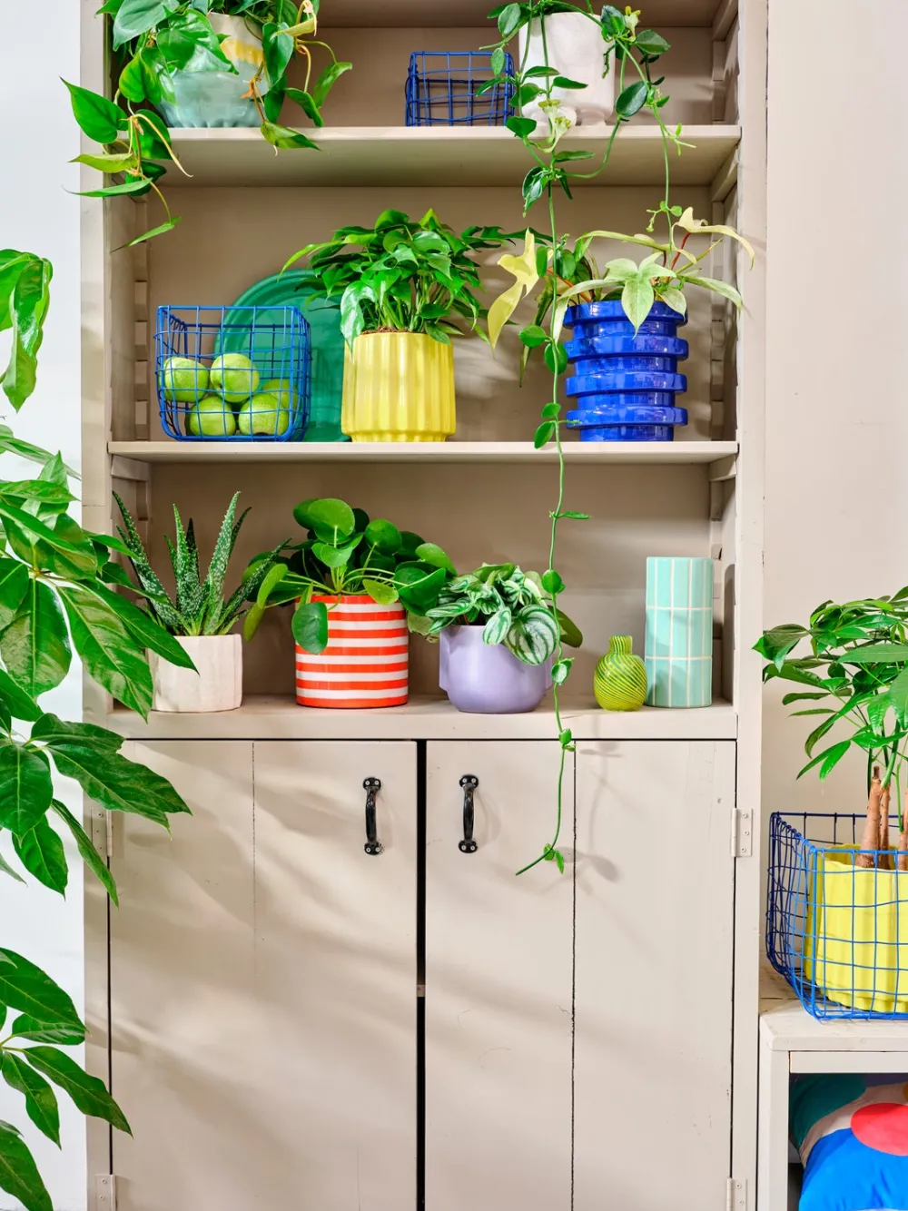 Blumentopf Stijn grün D 17 H 16 cm Blumentöpfe & Pflanzgefäße|Blumentöpfe