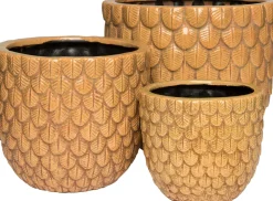 Outlet Blumentopf Tess D 20,5 cm H 19 cm braun Blumentöpfe & Pflanzgefäße|Blumentöpfe