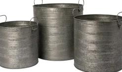 Sale Blumentopf Vivi zink D 26 H 26 cm Blumentöpfe|Blumentöpfe & Pflanzgefäße